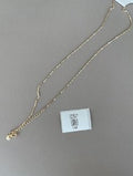 Collar Dorado de Cadena Fina con Eslabones
