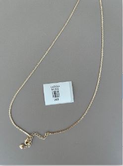 Collar de Eslabones Finos Dorado y plateado