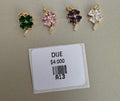 Dije Diseño Trébol de Piedras