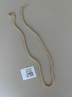 Cadena Delicada de Eslabones Dorados