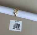 Anillo Ondulado con Piedras de Corte Cuadrado