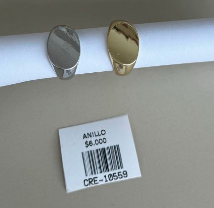 Anillo Sello Minimalista de Superficie Lisa