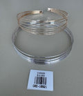 Choker Rígido de Hilos Múltiples Tonos Metálicos