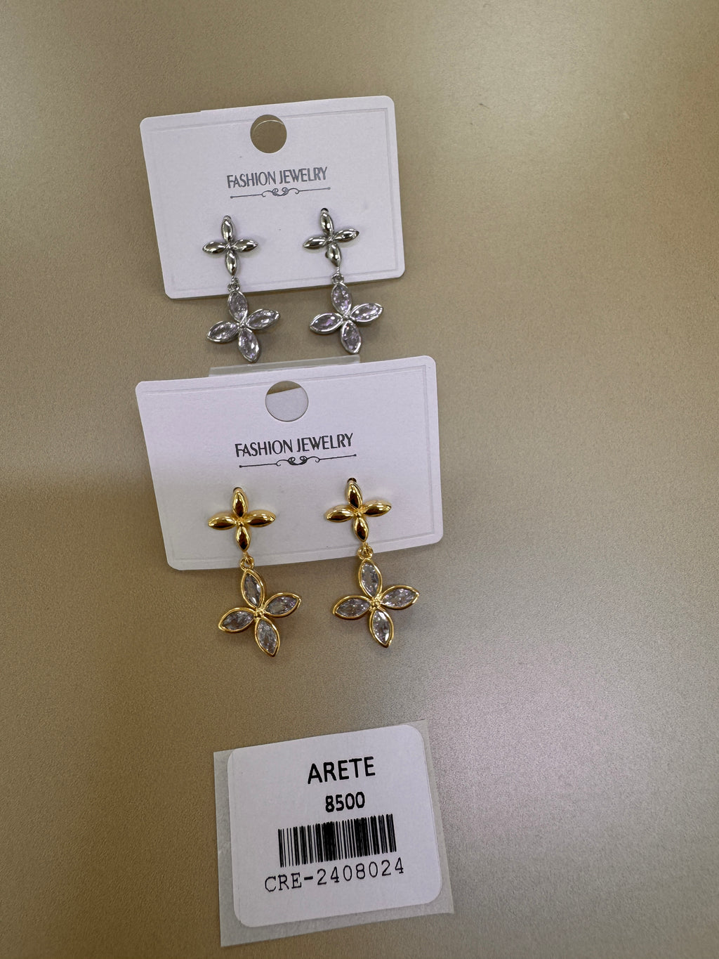 Aretes Flor Colgante