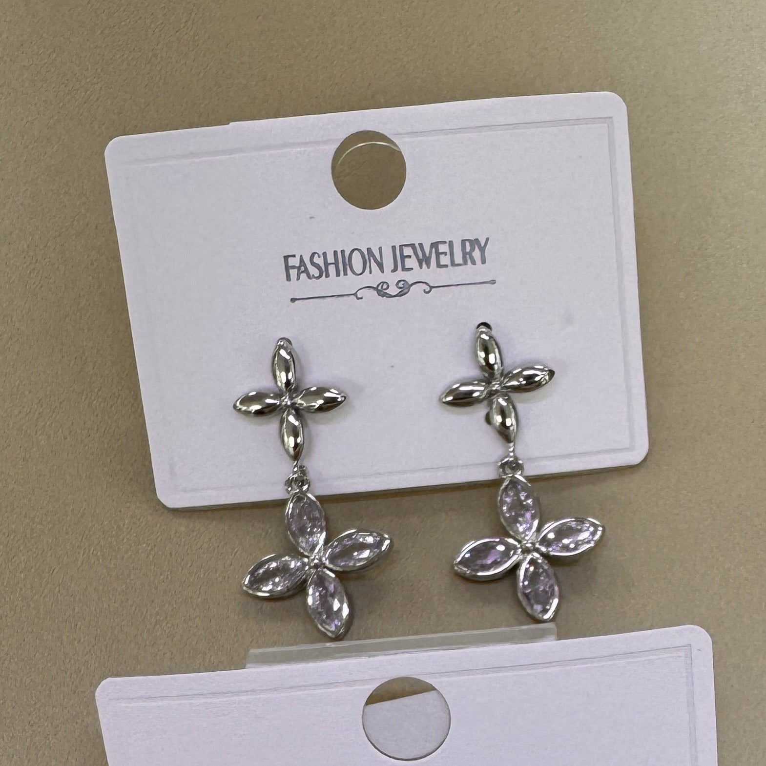 Aretes Flor Colgante