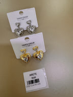 Aretes Colgantes Corazón