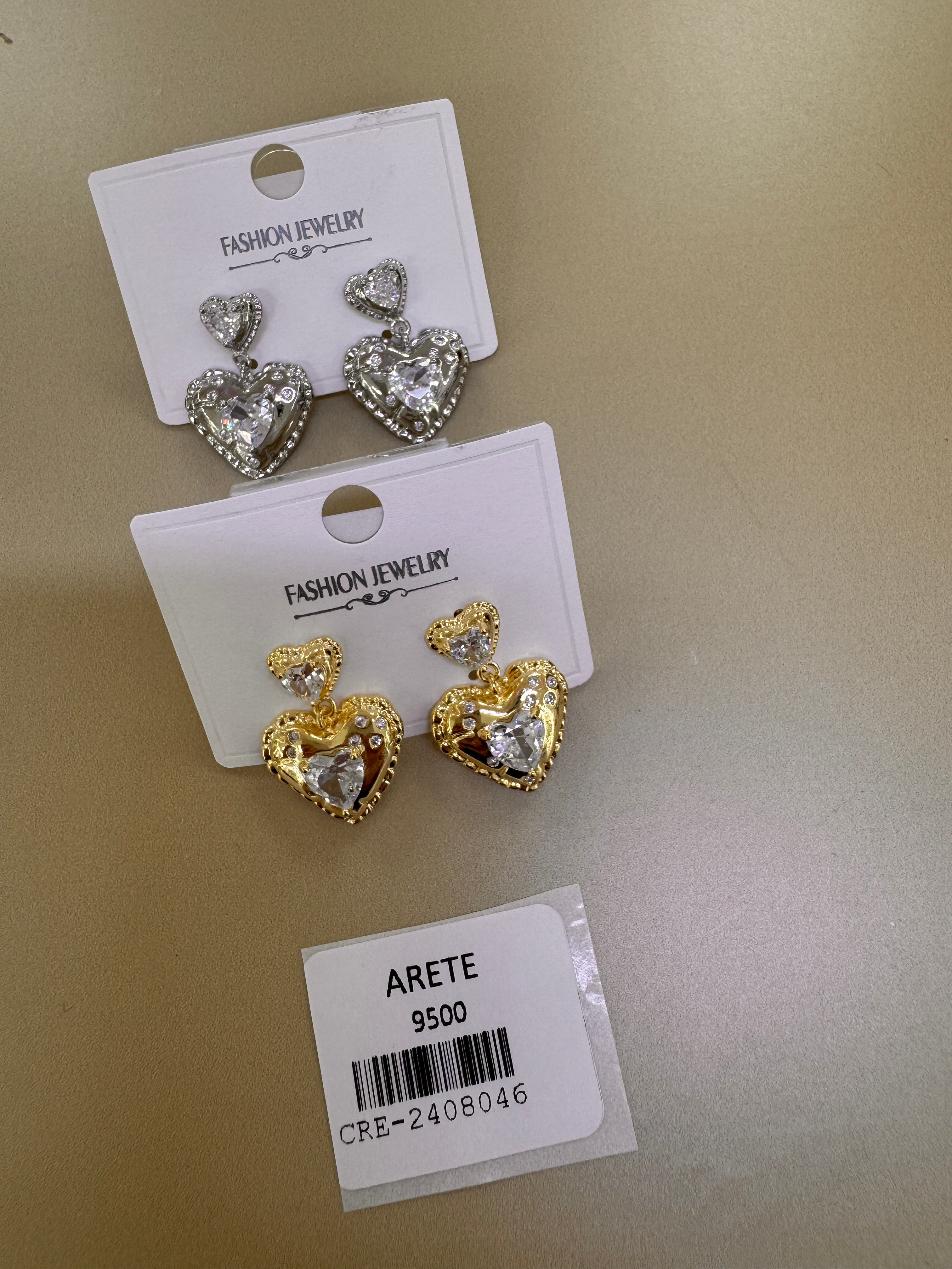 Aretes Colgantes Corazón