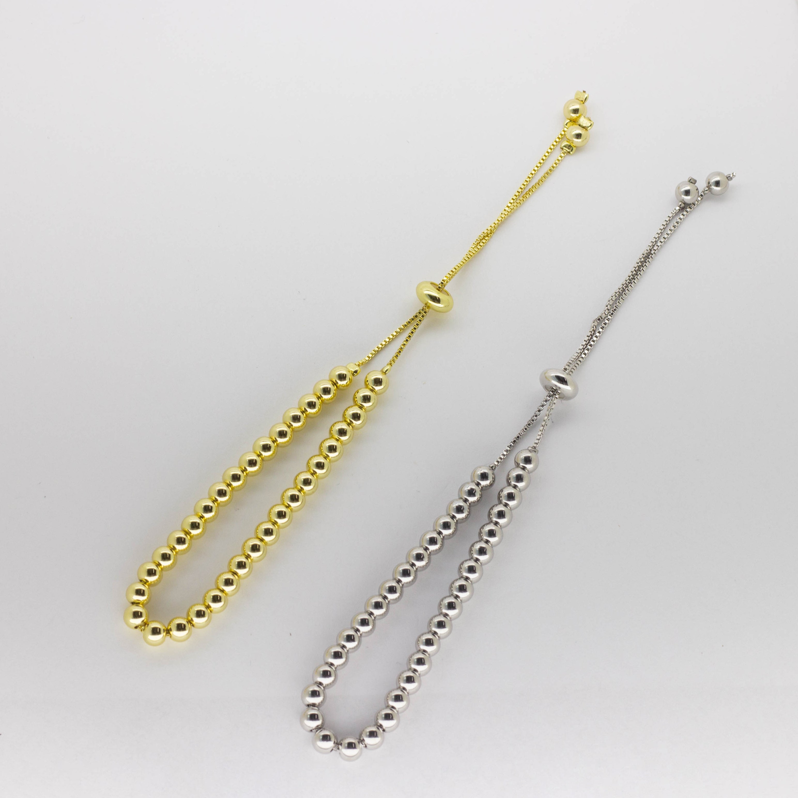 Pulsera Ajustable de Balines Finos Pulidos