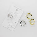 Ear Cuff Estrella con Circones Incrustados