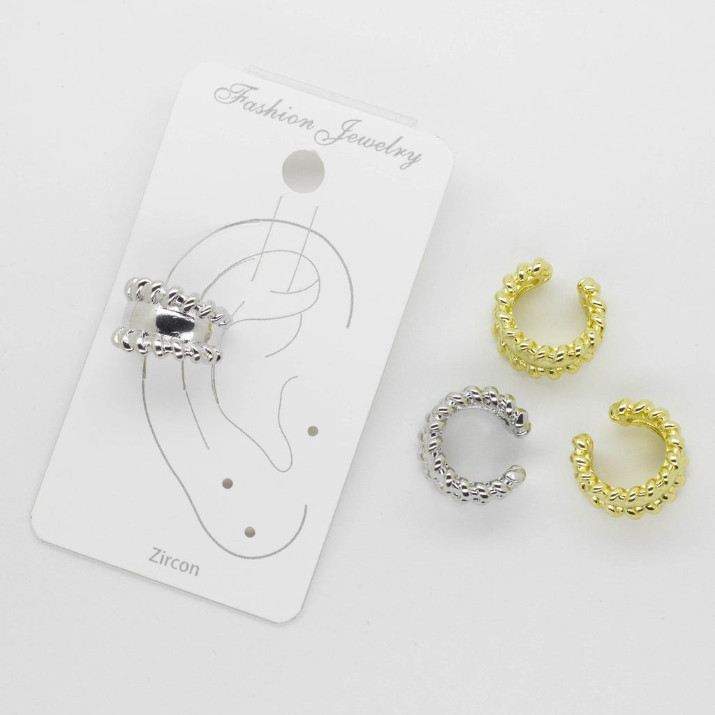 Ear Cuff Trenzado Doble