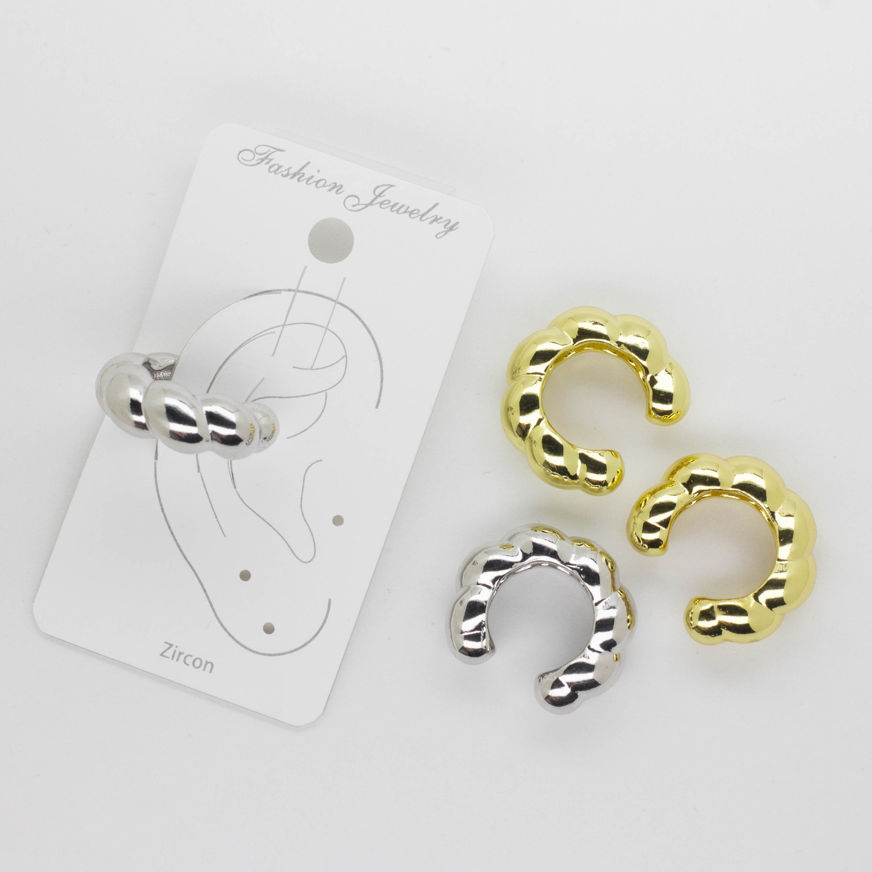 Ear Cuff Liso con Relieve