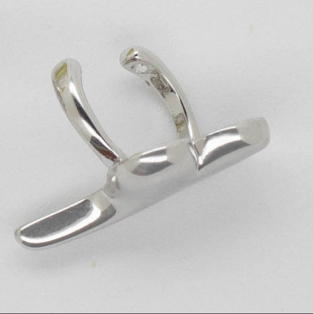 Ear Cuff Corazón Minimalista Dorado y Plateado