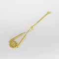 Pulsera Denario Ajustable con Dije Sol y Figura Religiosa