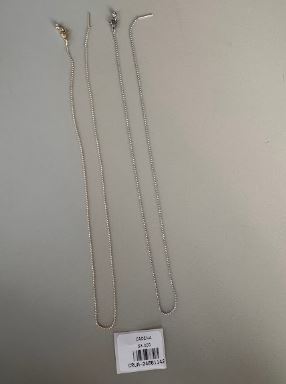 Cadenas Finas Plateadas