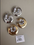 Candongas Gruesas con Perlas Decorativas
