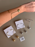 Brazalete Abierto con Esfera Dorada
