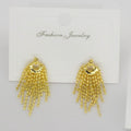 Aretes Colgantes de Flecos