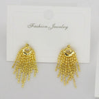 Aretes Colgantes de Flecos