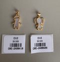 Dije de Niño y Niña con Detalles Brillantes