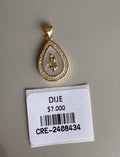 Dije Gota Religioso con Cristales