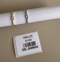 Anillo Delicado con Centro Rectangular