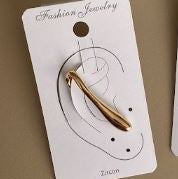 Ear Cuff Curvo Liso Minimalista