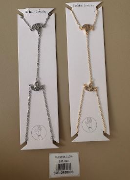 Pulsera de Mano con Diseño de Hoja
