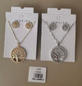 Set de Collar y Aretes Árbol de la Vida