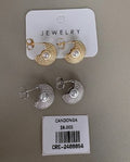Candongas Espiral con Perla Decorativa