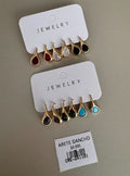 Aretes Gota Estilo Gancho