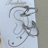 Ear Cuff Geométrico Doble con Microcircones