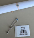 Anillo Ajustable Diseño Ojo con Cadena
