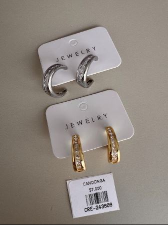 Candongas Curvas con Detalle Brillante
