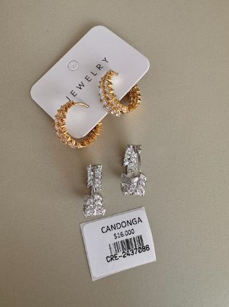 Aretes Tipo Candonga con Circones Marquesa