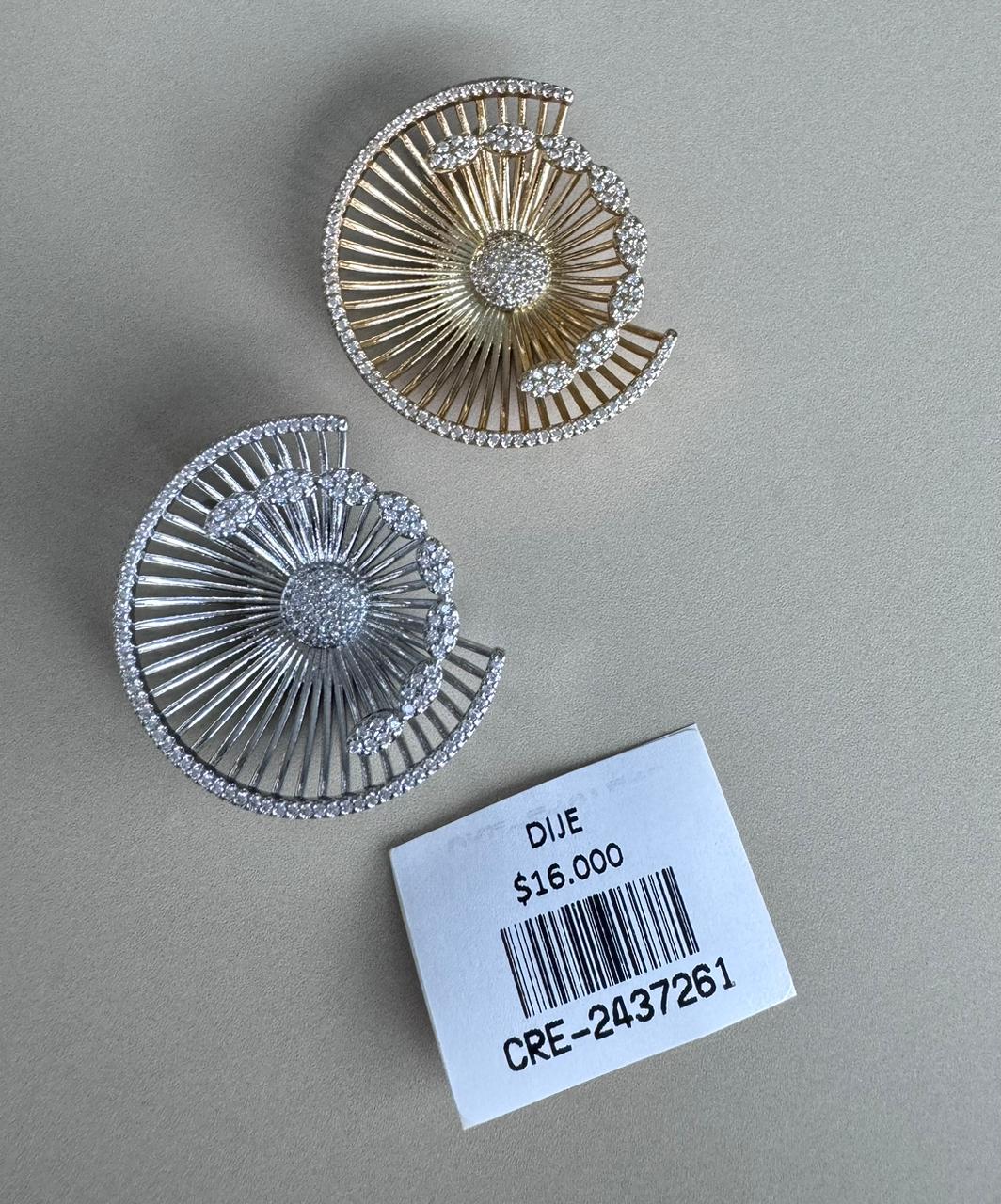 Dije Diseño Abanico Circular