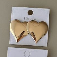 Aretes Corazón Brillante