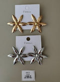 Aretes Flor de Seis Pétalos