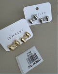 Aretes con Diseño de Lazo y Pedrería