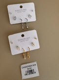 Set de Aretes y Candongas con Circones y Dijes