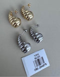 Aretes Topo Diseño Volumétrico Texturizado