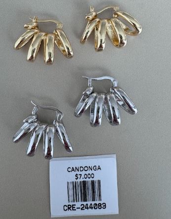 Candongas Abanico Colgante