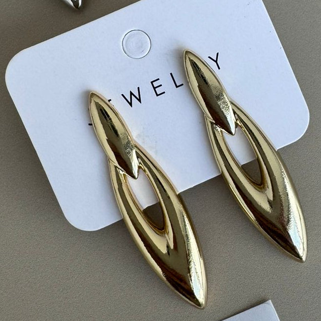 Aretes Alargados Calados