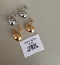 Aretes Topo Gota Lisa