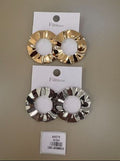 Aretes Aro Circular Texturizado