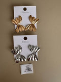Aretes Mariposa Texturizada