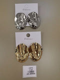 Aretes Ovalados Texturizados