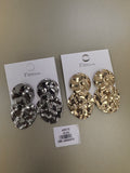 Arete Redondo doble Martillados
