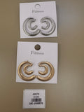 Aretes Curvos Texturizados