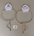 Juego de Aretes de Aro con Detalle Esférico