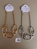 Collar de Cadena con Eslabones Orgánicos